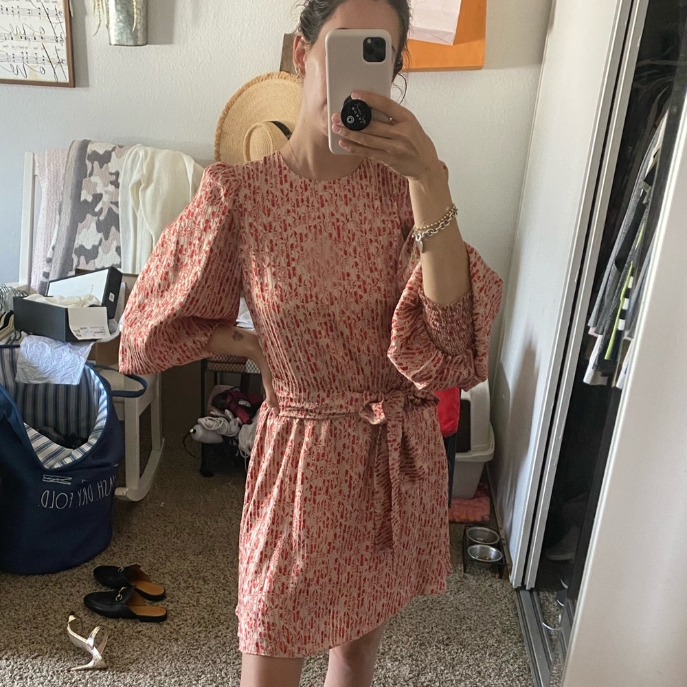 Alice and Olivia mollie floral satin dress - Picture 4 of 15